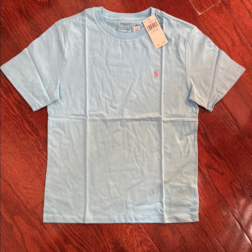 Polo by Ralph Lauren Sky Blue Kids Tee